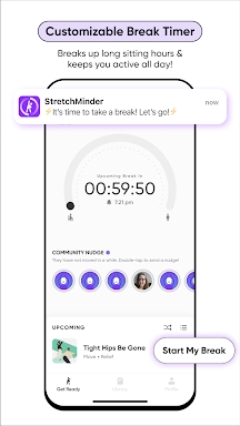 StretchMinder: Stand Up Break screenshots
