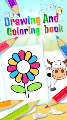 Drawing and Coloring Book Game screenshots