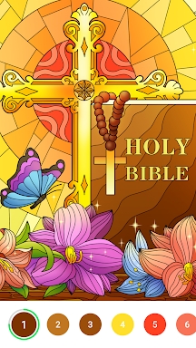 Bible Color - Color by Number screenshots