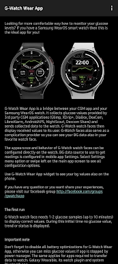 G-Watch Wear App screenshots