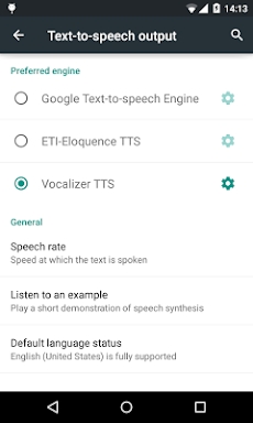 Vocalizer TTS Voice (English) screenshots