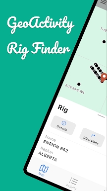 Rig Finder - GeoActivity screenshots
