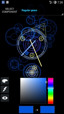 Hypno Clock Live Wallpaper screenshots