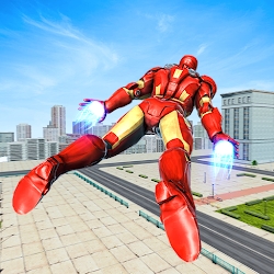 Flying Iron Hero Superhero War