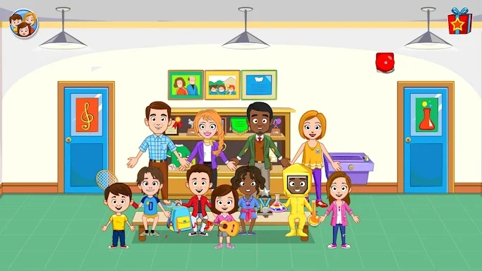 My Town: School game for kids screenshots