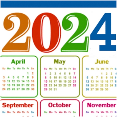 2024 Calendar screenshots