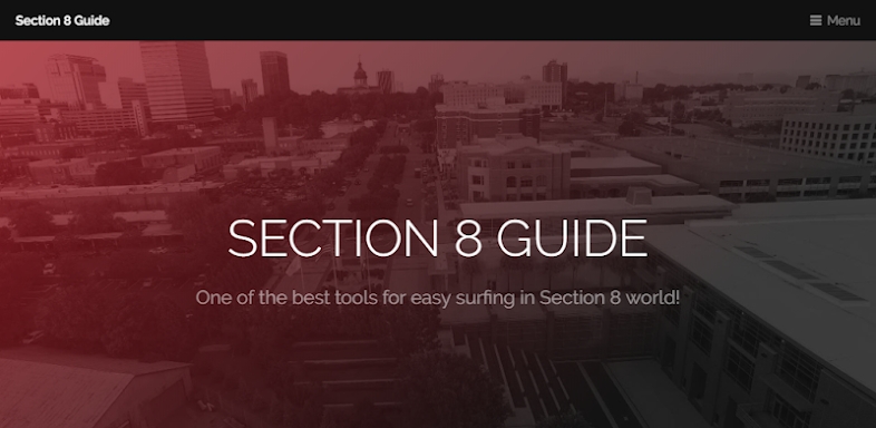 Section 8 Guide screenshots