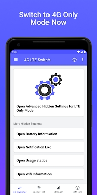 4G LTE Network Switch - Speed screenshots