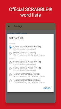 Word Checker for SCRABBLE screenshots