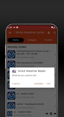 NOAA Weather Internet Radio screenshots