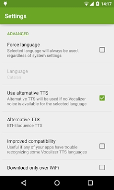 Vocalizer TTS Voice (English) screenshots