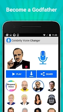 Celebrity Voice Changer Lite screenshots
