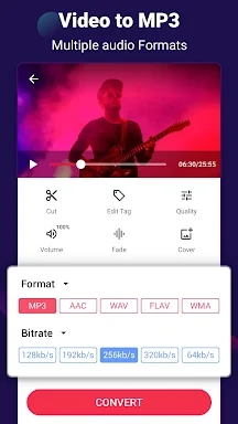 Video to MP3 - Video to Audio screenshots