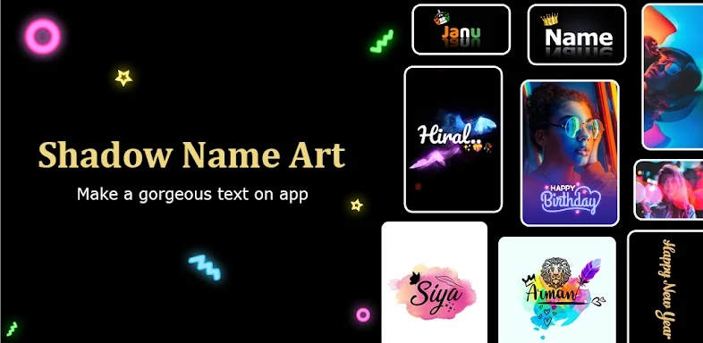 Name Art - Poster Maker App screenshots