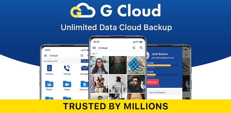 G Cloud Backup screenshots