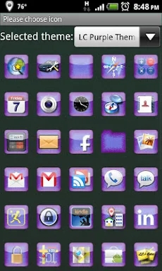 LC Purple Theme screenshots