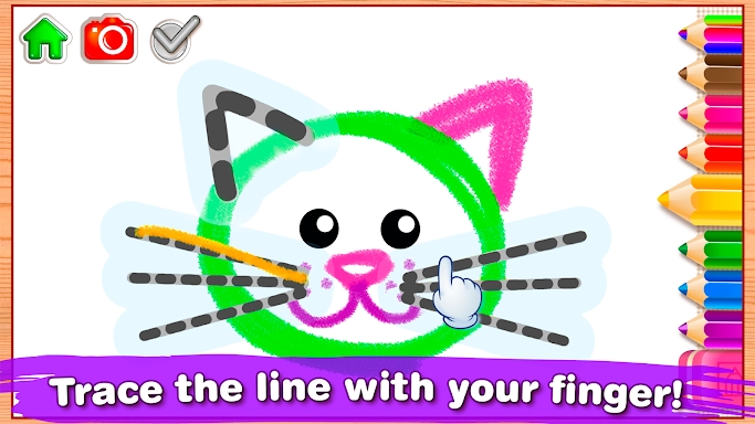 Bini Drawing for Kids Games screenshots