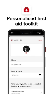 Baby and child first aid screenshots