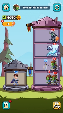 Hero Tower Wars - Merge Puzzle screenshots