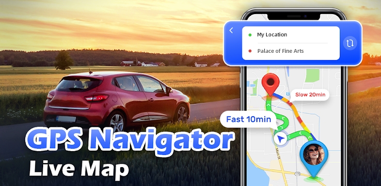 GPS Navigation Route Finder screenshots