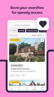 Zoopla homes to buy & rent screenshots