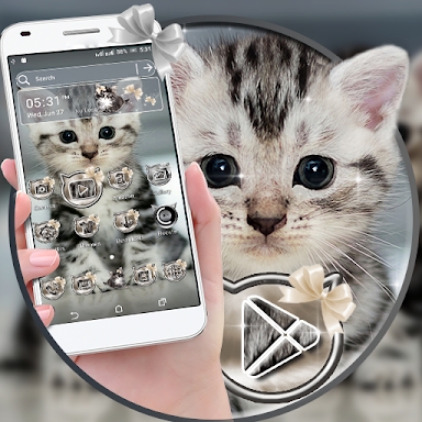 Cute Cat Launcher Theme screenshots
