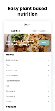 Fivesec Health: Vegan recipes screenshots