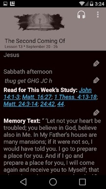 SDA Sabbath School Quarterly screenshots