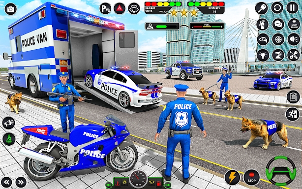 Police Cargo Transport Games screenshots