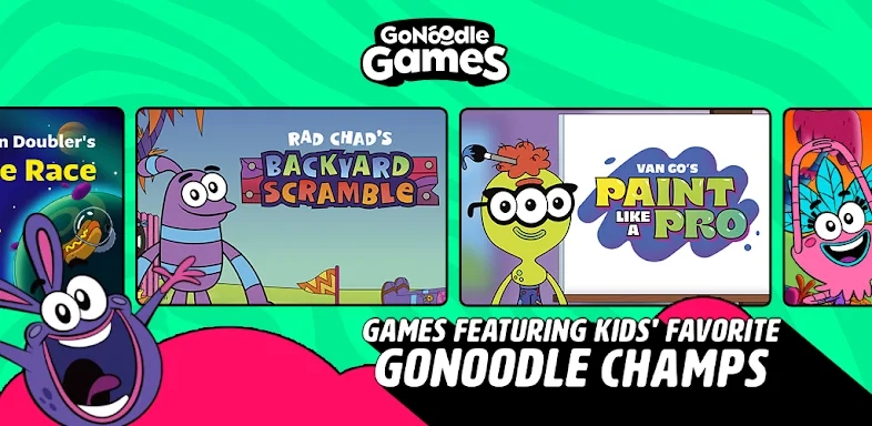 GoNoodle Games - Fun games that get kids moving screenshots