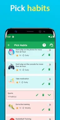 Teen Habits - Kid habits app screenshots
