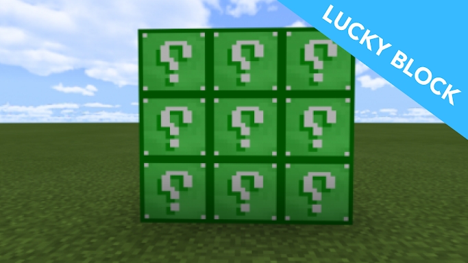 Lucky Block Mod for Minecraft screenshots