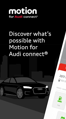 Motion for Audi connect screenshots