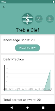 Clefs: Music Reading Trainer screenshots
