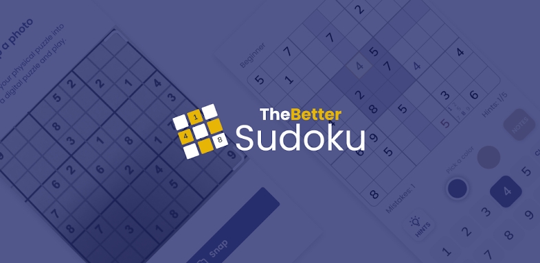 The Better Sudoku screenshots