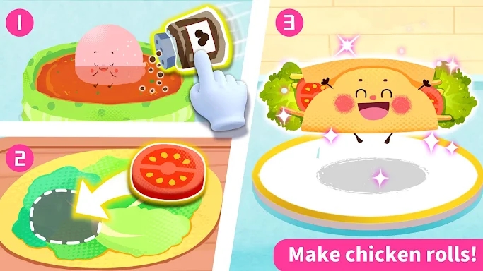 Baby Panda's Magic Kitchen screenshots
