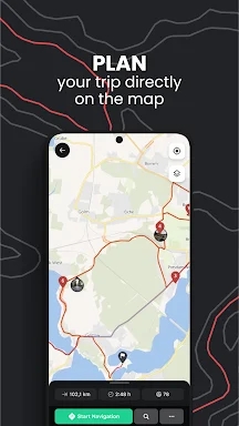 calimoto – Motorcycle GPS screenshots
