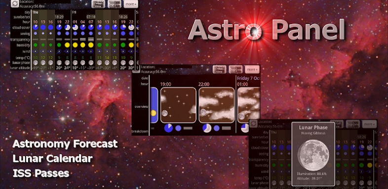 Astro Panel (Astronomy) screenshots