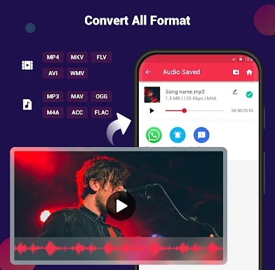 Video to MP3 - Video to Audio screenshots
