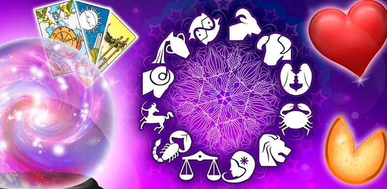 Horoscope, birth chart, tarot screenshots