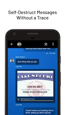 KeeperChat Encrypted Messenger screenshots