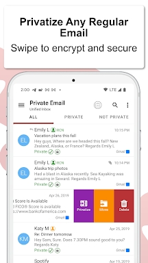 EPRIVO Encrypted Email & Chat screenshots