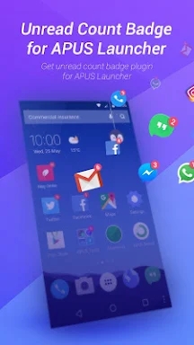 APUS Message Center: sms app screenshots