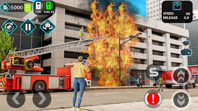 Fire Truck Games & Rescue Game screenshots