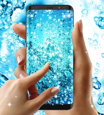 Water drops live wallpaper screenshots