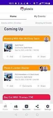 Plexis - Events With Friends screenshots