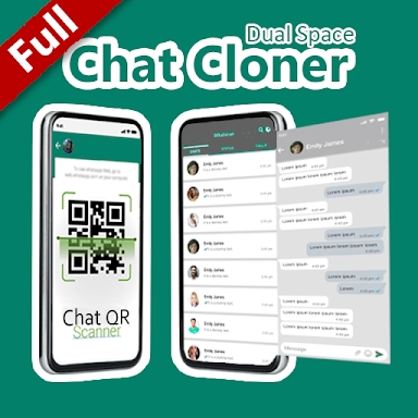 Chat Cloner Web QR Scanner screenshots