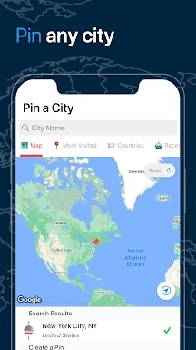 Pin Traveler: Trip, Travel Map screenshots