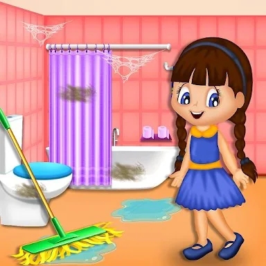 Girl Family House Cleaning screenshots