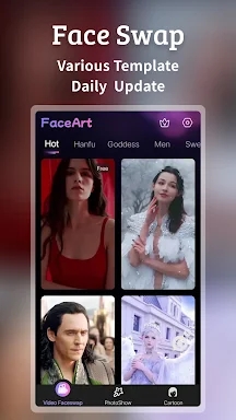 FaceShow - Face Swap，Toon App screenshots